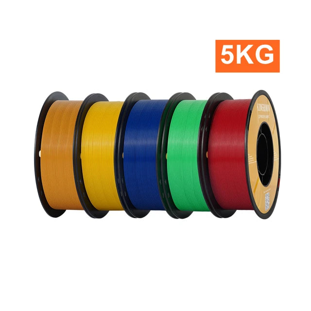KINGROON PETG Filament 1.75mm – 5KG & 10KG Mixed Color Bundle