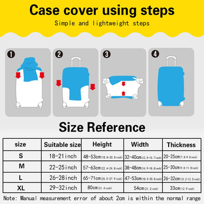 Stretch Fabric Suitcase Cover Protector 18-32 Inch