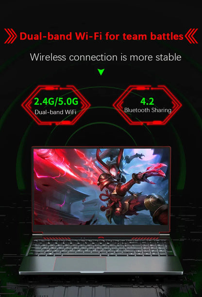 GPD 16.1" Gaming Laptop – NVIDIA RTX 4050 6G, Intel i9-13900H/i5-12450H, up to 32GB DDR5, 144Hz