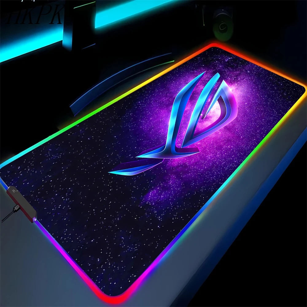 RGB Gaming Mouse Pad XXL with Backlight – Multiple Sizes, Non-Slip Rubber, 3mm