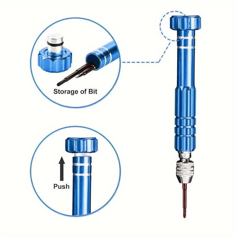 212-Piece Watch Repair Tool Kit – Opener, Screwdriver, Pin Hammer & Watchmaker Set