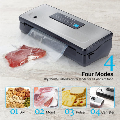 INKBIRD INK-VS02 Vacuum Sealer – Dry/Moist/Pulse/Canister Modes