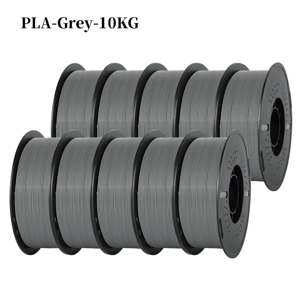 KINGROON 3D Printer Filament – 10 Rolls 1.75mm PLA / PETG, 1KG Each, Mix Colors, 22LBS Total