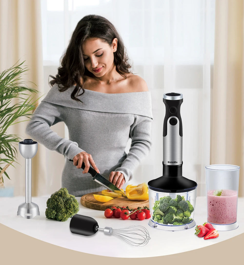BioloMix 5-in-1 Blender TB-1800 | 1800W | Smoothie, Soup & More | EU 220V