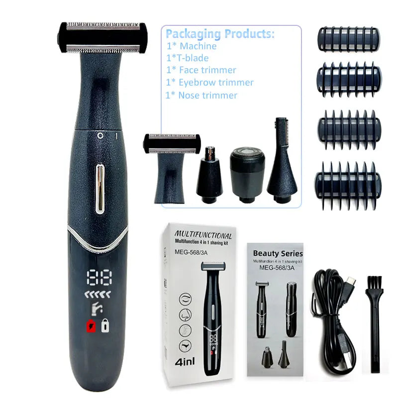 Intimate Areas Precision Shaver & Trimmer – Bikini Line, Pubic Hair & Beard Clipper for Men