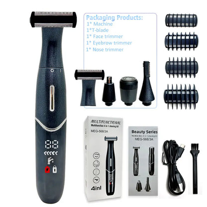 Intimate Areas Precision Shaver & Trimmer – Bikini Line, Pubic Hair & Beard Clipper for Men