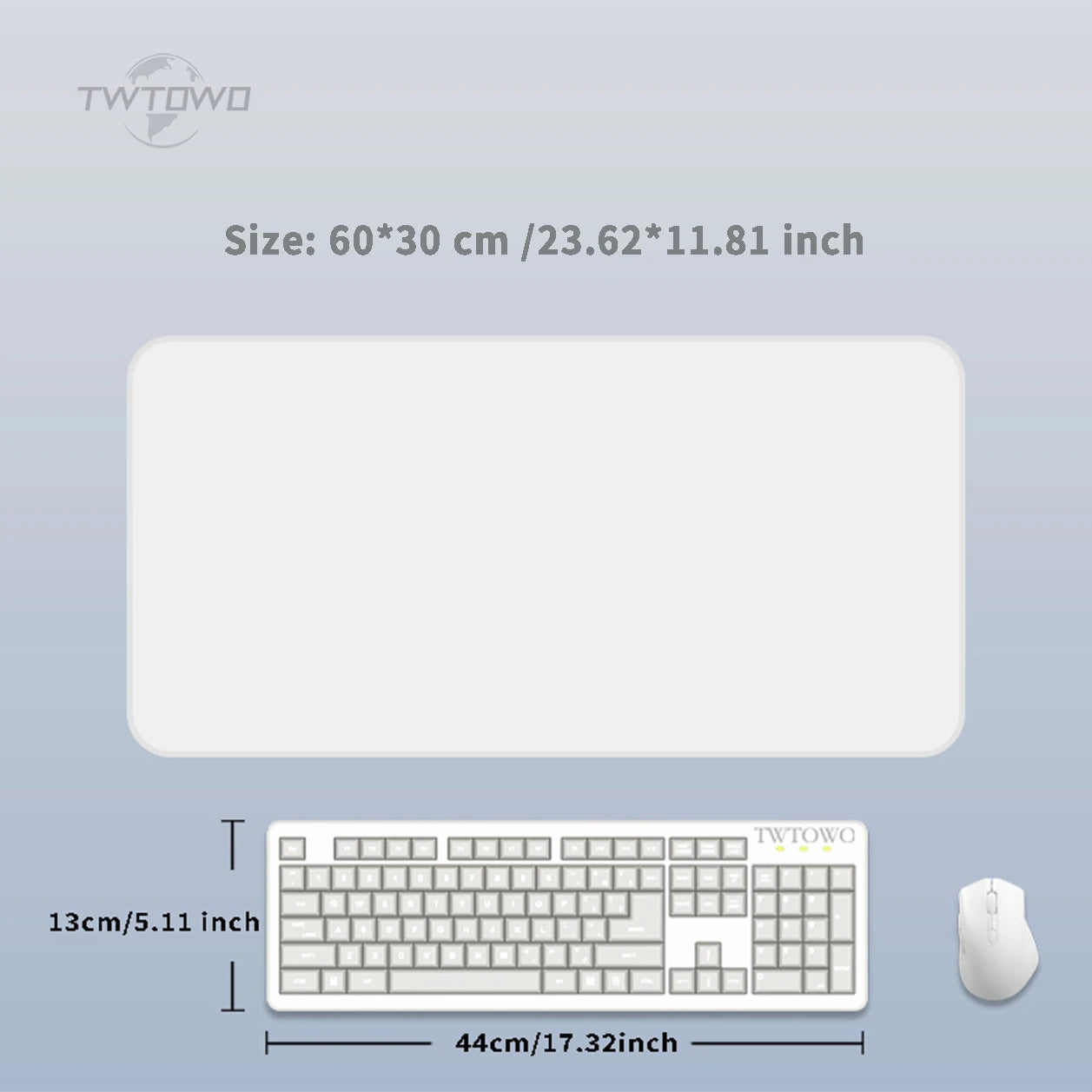 TWTOWO Custom Playmat & Mouse Pad – Non-Slip Natural Rubber, 600x300 to 1000x500mm, DIY Design