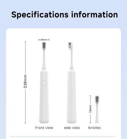 DOCOLAB Sonic Electric Toothbrush | 3-Mode | USB Charging | IPX7 Waterproof