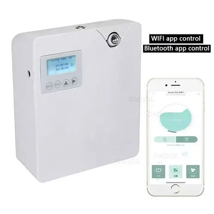Waterless Aroma Diffuser 300ml — WiFi Control, Essential Oil, Timer Function, Home & Hotel