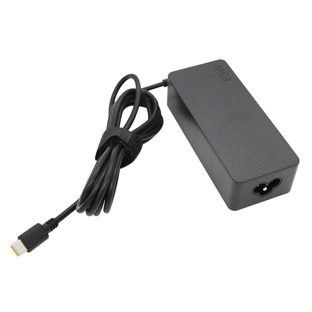 LZUMWS 65W USB-C Power Adapter for Lenovo ThinkPad – 20V 3.25A, CE/FCC/RoHS, EU/UK/US/AU/BR Plug