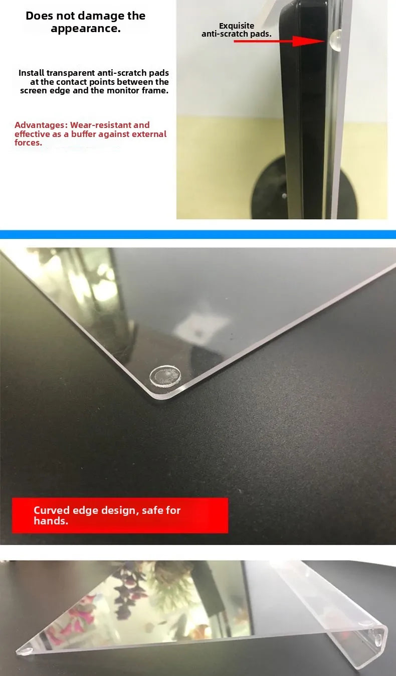 Blue Light Blocking Screen Protector 24" — Anti-Reflective, Eye Protection, Radiation-Free