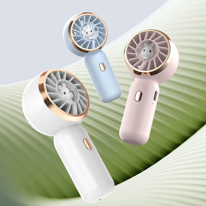 Mini Portable Handheld Fan – USB Rechargeable, 3 Speeds