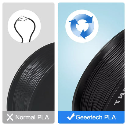 Geeetech PETG Filament – 10 Rolls x 1KG, 1.75mm, Vacuum Packed, for FDM 3D Printers