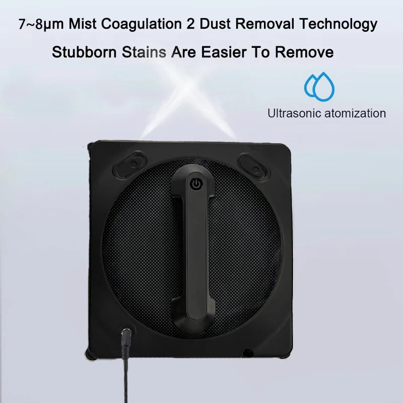 Purerobo W-V1S Robot Window Cleaner – APP Control, Auto Water Spray