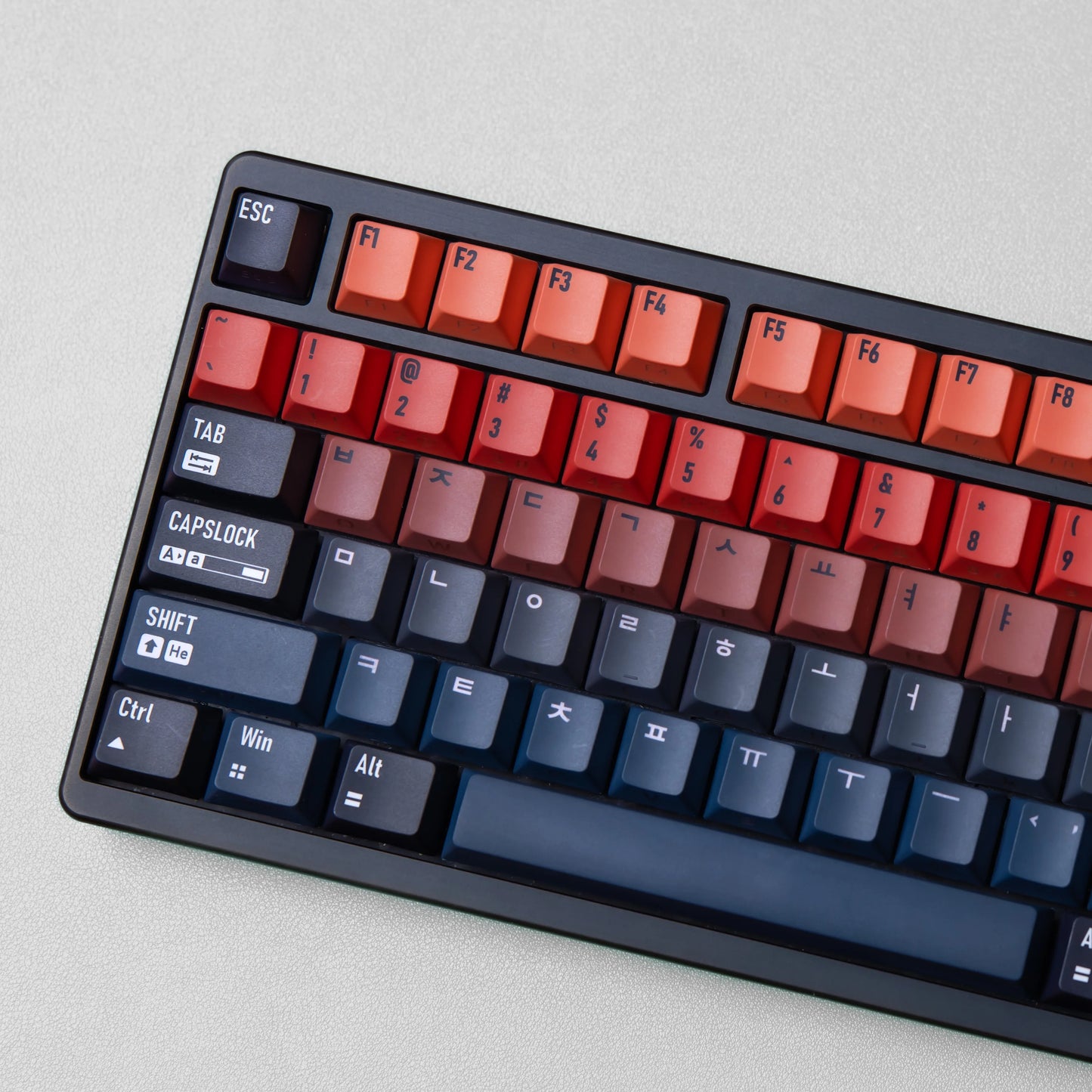 JCM Cosmic Gradient Keycaps – Dye-Sub PBT+PC, Cherry Profile, Multi-Language (DE/FR/KR/RU/AR/JP/ES)