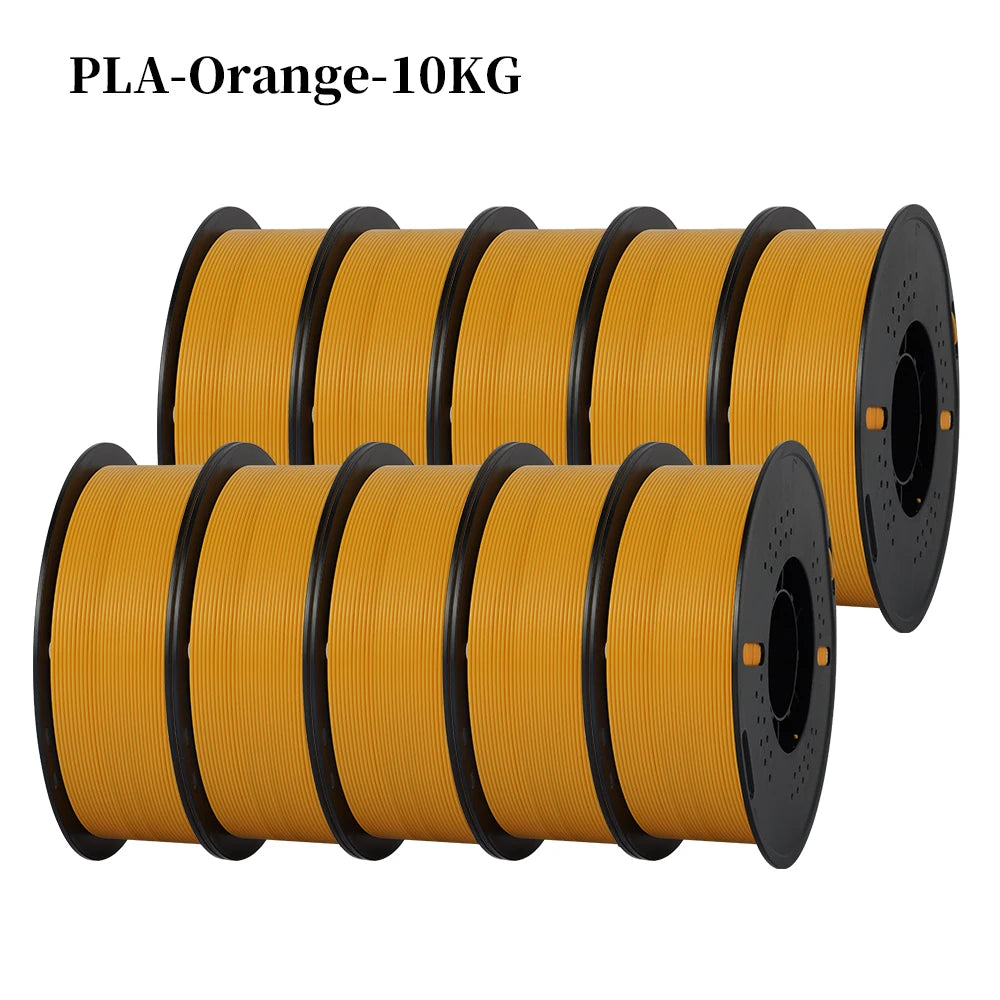 KINGROON 3D Printer Filament – 10 Rolls 1.75mm PLA / PETG, 1KG Each, Mix Colors, 22LBS Total
