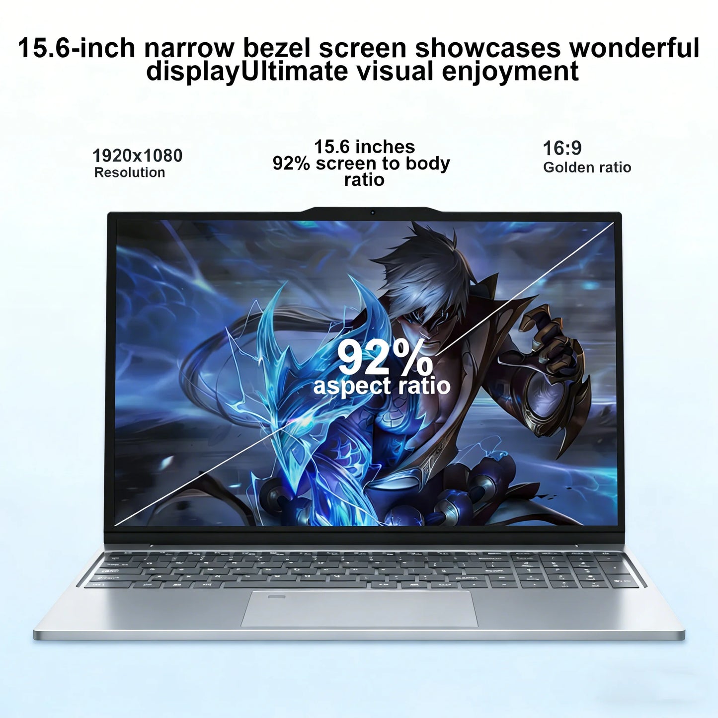 Gaming & Office Laptop — Intel i9-10980HK, 16GB RAM, Up to 2TB SSD, 1080p FHD, Fingerprint Unlock