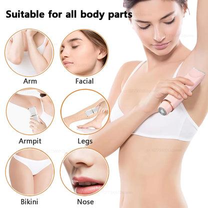 Electric Shaver for Women – Gentle Bikini Line, Underarm & Body Hair Remover