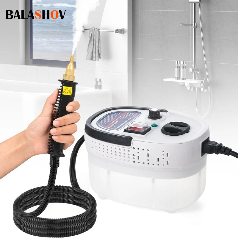 2500W Steam Cleaner 1200ml – High Temperature Pressure Washer for AC, Kitchen Hood & Car 220V