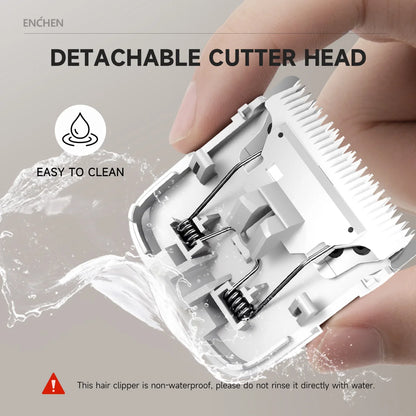 ENCHEN Boost-W Cordless Hair Clipper – USB Rechargeable, Adjustable Comb