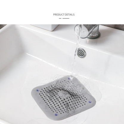 Silicone Sink & Drain Hair Catcher | Shower & Bathtub Filter Screen