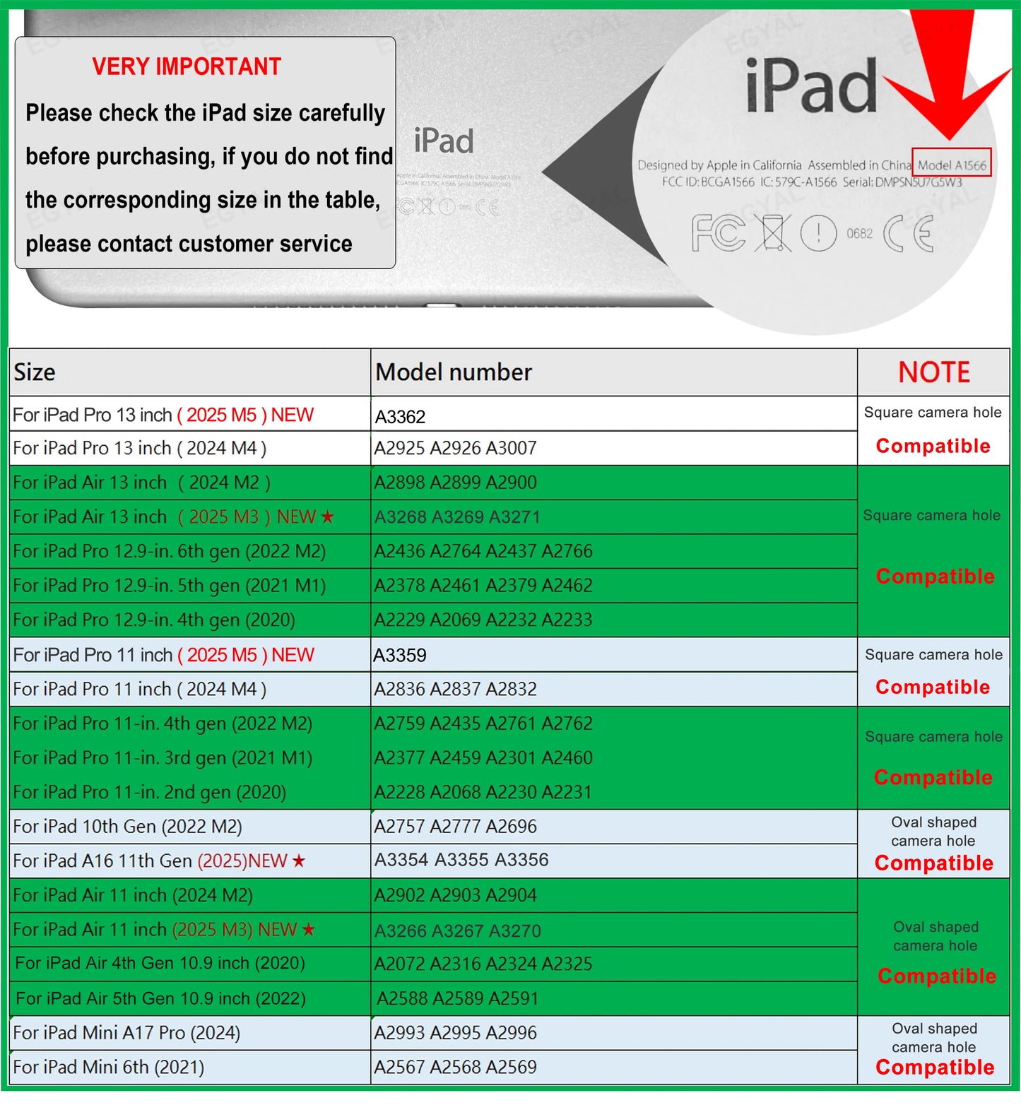 Smart Folio iPad Case | Magnetic | iPad 10th–11th, Air 11/13, Pro 11/12.9/13, Mini 6/7 | 4 Colors