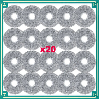 JONR P20 PRO / T5 Pro Robot Vacuum Replacement Parts | Main Brush, Side Brush, HEPA Filter, Mop Cloth