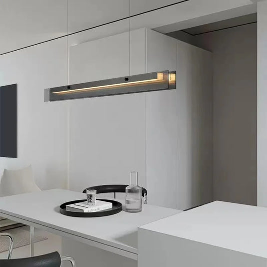Modern Minimalist Style LED Chandelier for Living Dining Room Kitchen Office Desks Bar Home Decoration Hanging Light Fixture