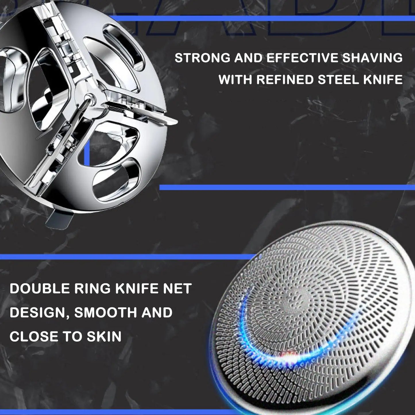 Portable Mini Electric Shaver for Men – USB Rechargeable