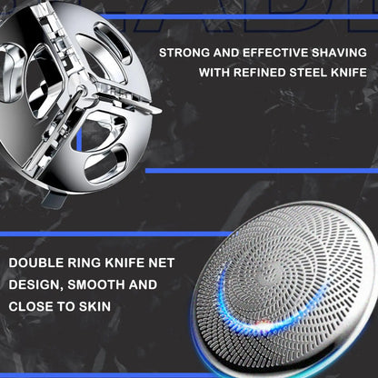 Portable Mini Electric Shaver for Men – USB Rechargeable