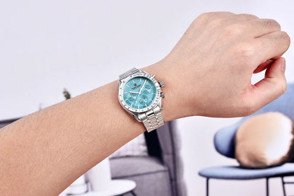 PAGANI DESIGN 1701 V5 Men's Luxury Quartz Chronograph Watch – AR Sapphire Glass, 100M Waterproof