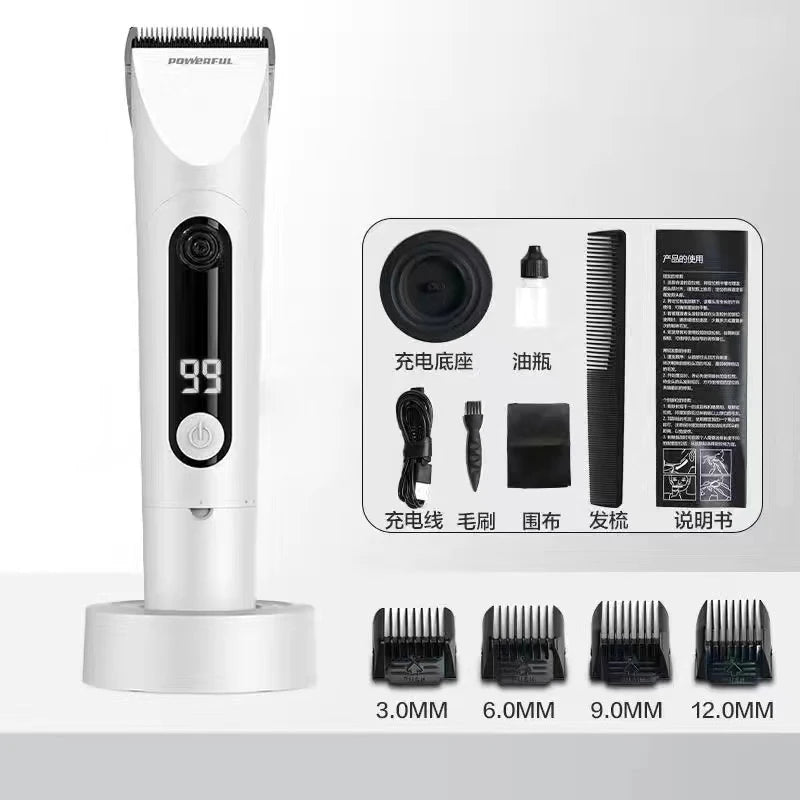 Xiaomi Mijia Wireless Hair Clipper – Titanium Alloy Blade, Men & Kids