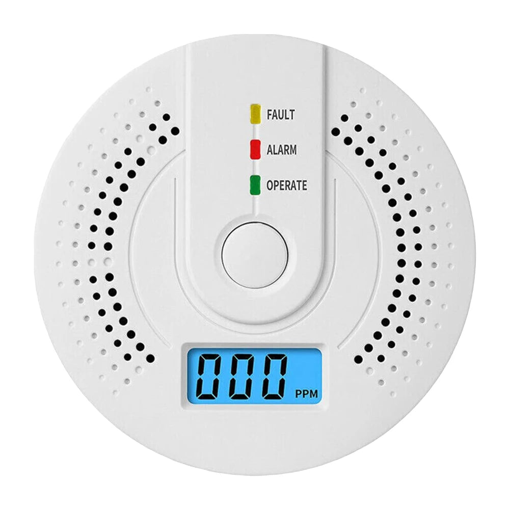 Digital Carbon Monoxide Detector – Sound Warning Battery Powered CO Gas Alarm