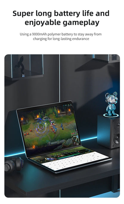 BYONE 13.5" Dual Screen 2-in-1 Touch Laptop | Intel N100 | 16GB DDR5 | Up to 2TB SSD | 2.5K UHD | 9000mAh | 180° Foldable