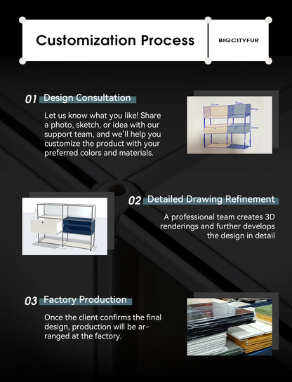 Stainless steel metal nightstands with storage cabinets, modern bedroom furniture from R.E.D. Shopping for living room and bedroom.