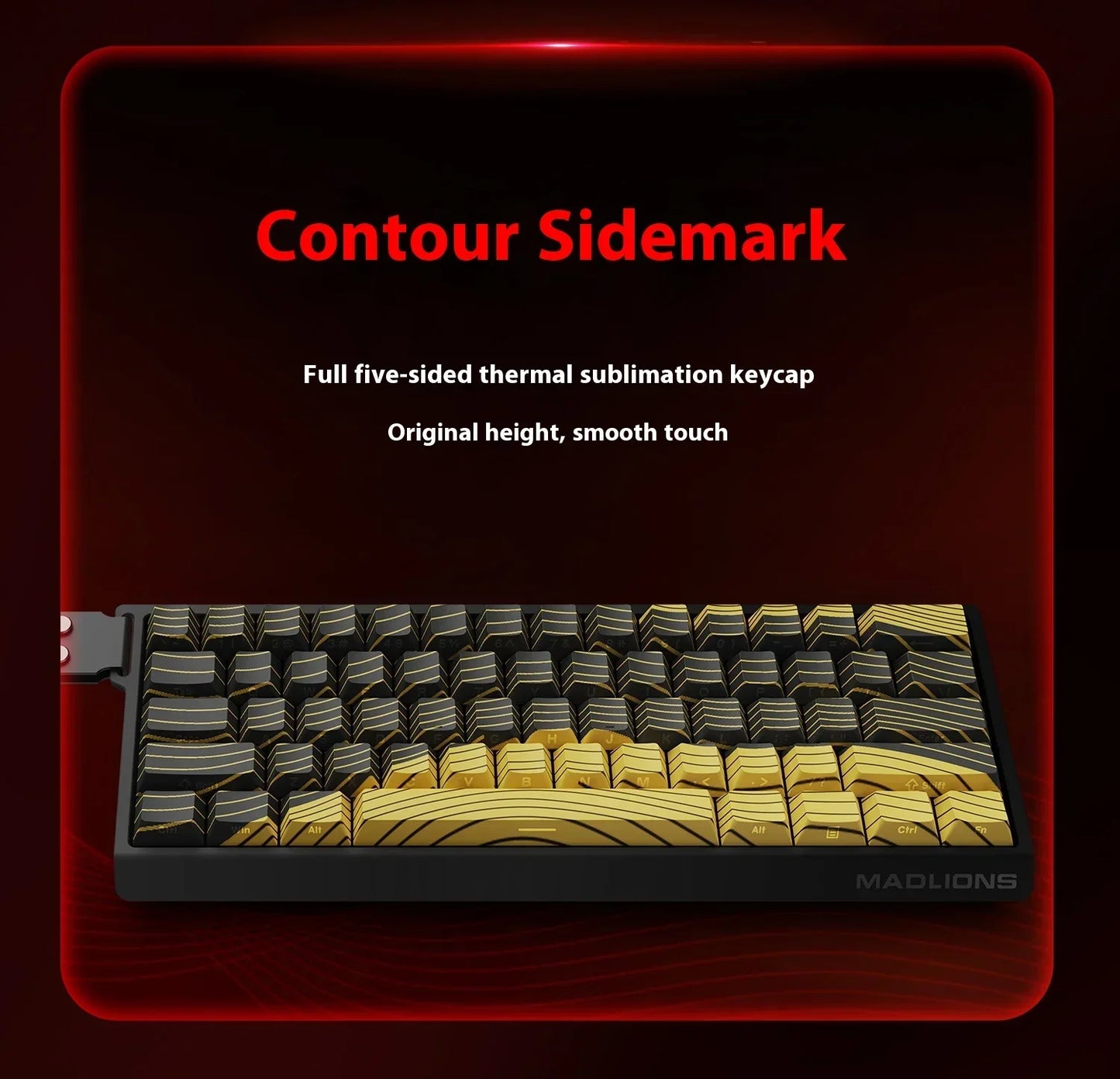 Madlions Mad 60He / Mad 68He Magnetic Switch Mechanical Keyboard – Wired, RGB, Esports