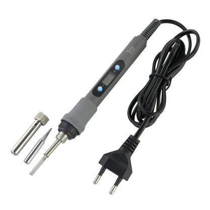 60W / 80W Adjustable Temperature Electric Soldering Iron – Digital Display