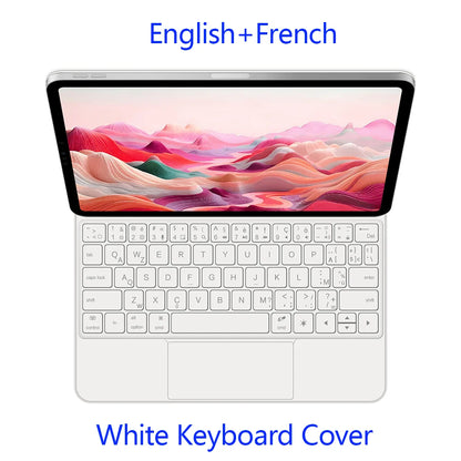 Backlit Magic Keyboard Case for iPad Air 11" M2/M3/M4 2024-2026 – Multi-touch, Smart Folio