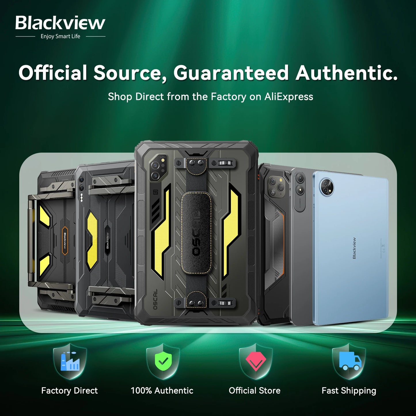 Blackview Active 10 Pro Rugged Tablet – 5G, 11" FHD+, 12GB+512GB, 30000mAh, 108MP