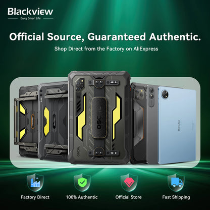 Blackview Active 10 Pro Rugged Tablet – 5G, 11" FHD+, 12GB+512GB, 30000mAh, 108MP