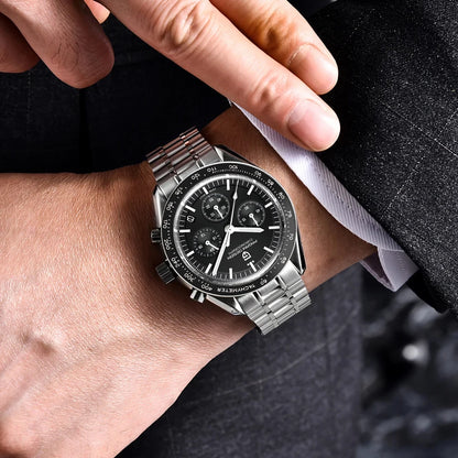 PAGANI DESIGN V5 Moon Men's Watch – Luxury Quartz Chronograph, Waterproof, Stainless Steel, 2026