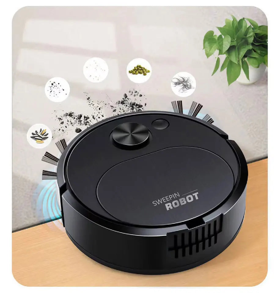 R.E.D. Shopping 3-in-1 smart robot vacuum cleaner with mopping, wireless sweeping, 1500Pa power, for home and office use