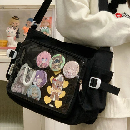 Japanese Ita Bag with Clear Window – Anime Shoulder Bag