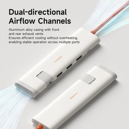 Hagibis USB-C Hub Multiport | 4K HDMI | RJ45 Ethernet | Heat Dissipation | MacBook & Laptops