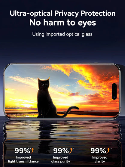 Joyroom Anti-Spy Privacy Screen Protector for iPhone 17 Pro Max / 17 Pro / 17 Air | Tempered Glass Film
