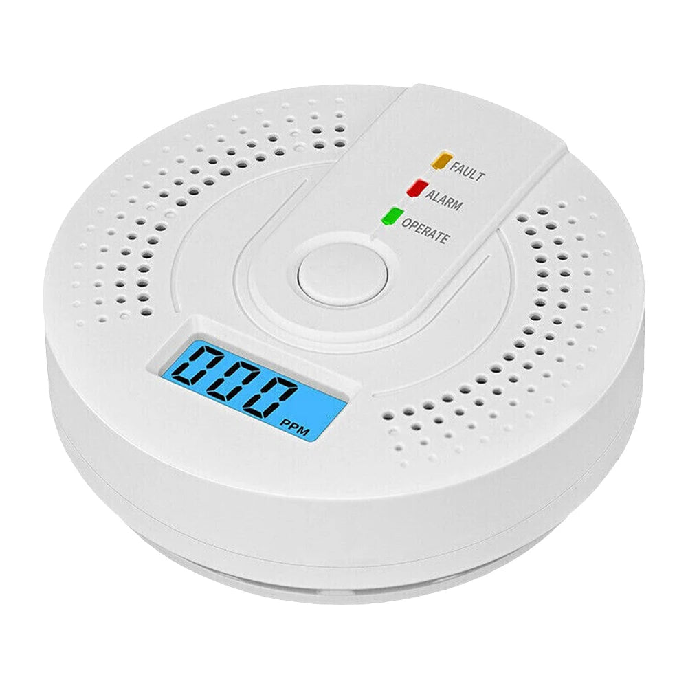 Digital Carbon Monoxide Detector – Sound Warning Battery Powered CO Gas Alarm