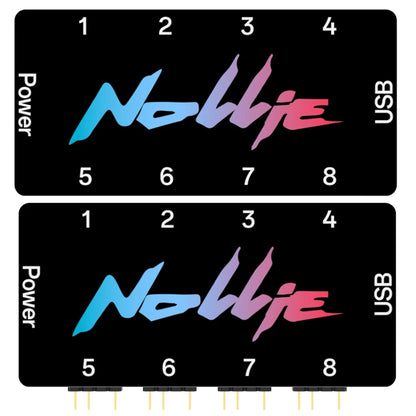 Nollie 8-Way ARGB Splitter HUB – 5V 3-Pin, SignalRGB & OpenRGB Compatible