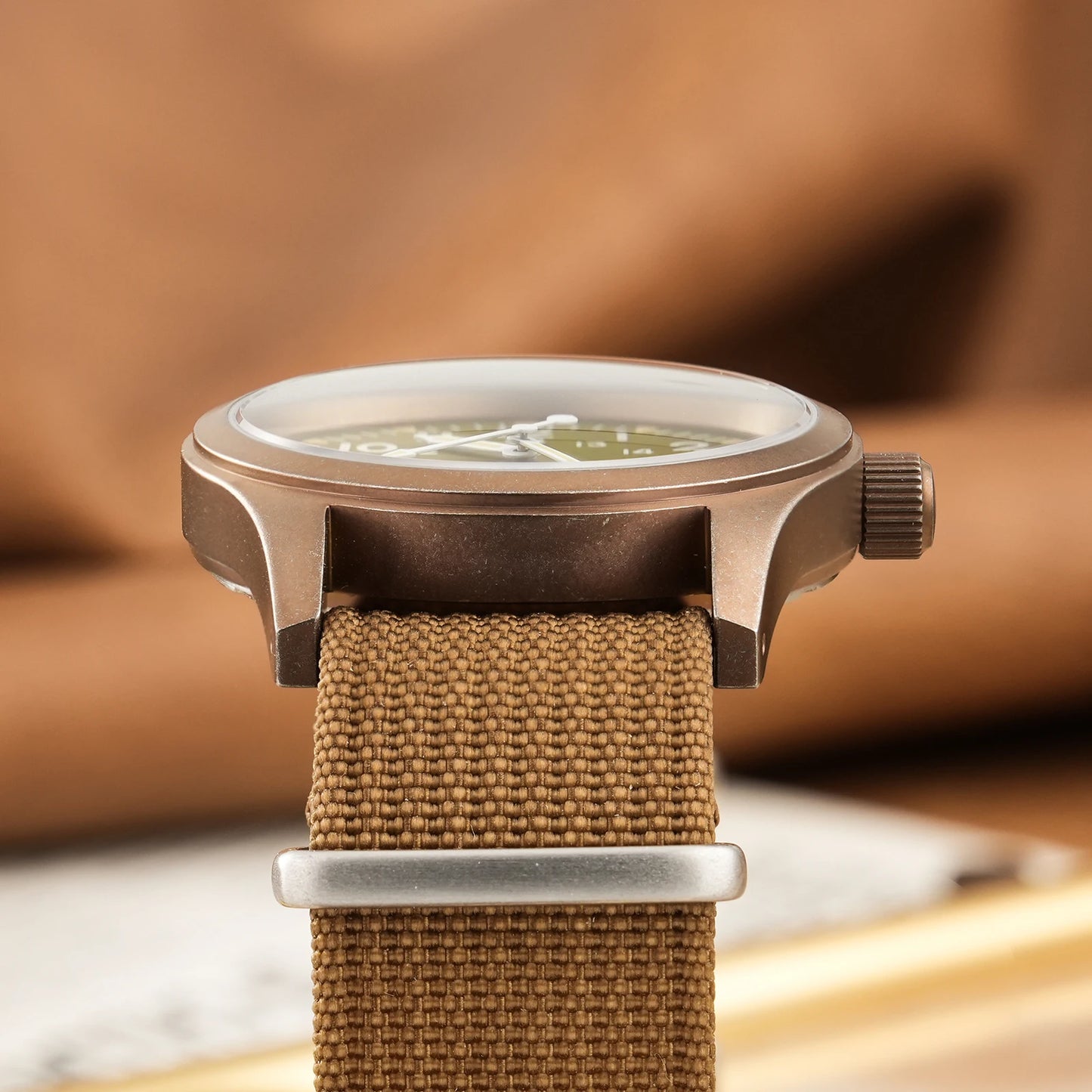 Militado ML05 Vintage Field Watch – 38mm, VH31 Sweep, Sapphire AR Crystal, Luminous