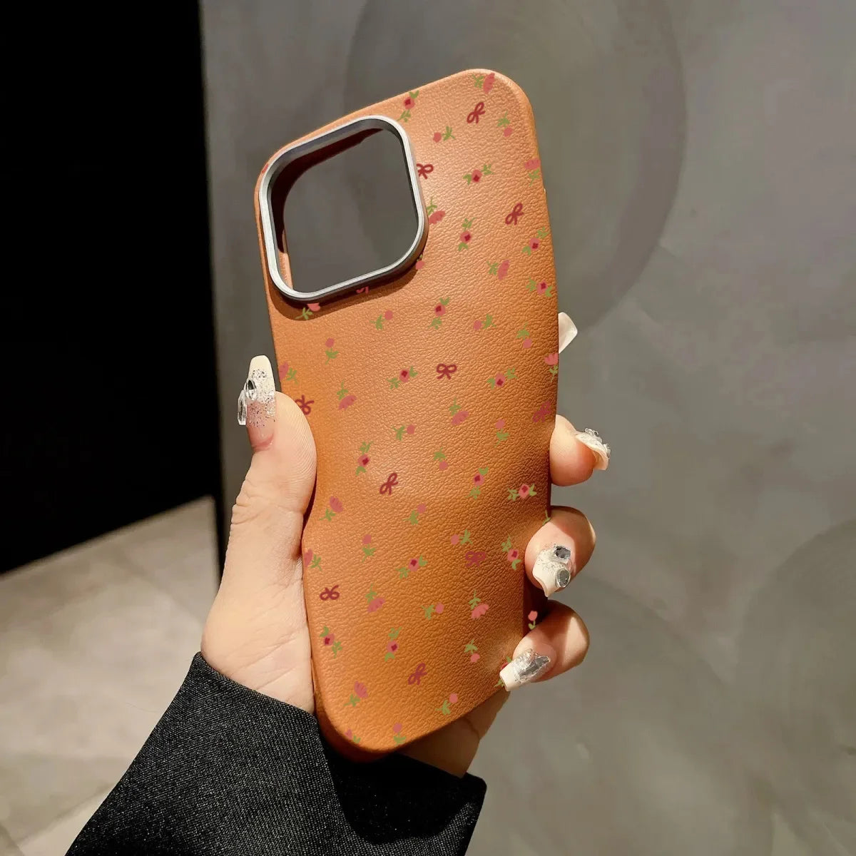 Retro Floral Leather Phone Case for Xiaomi Mi 11 Lite, 13T Pro, Poco X7, F6, X5 – Shockproof