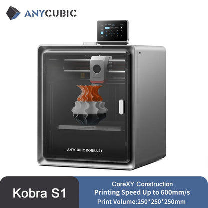 Anycubic Kobra S1 Speedy 3D Printer – CoreXY, 600mm/s, Ultra-Quiet